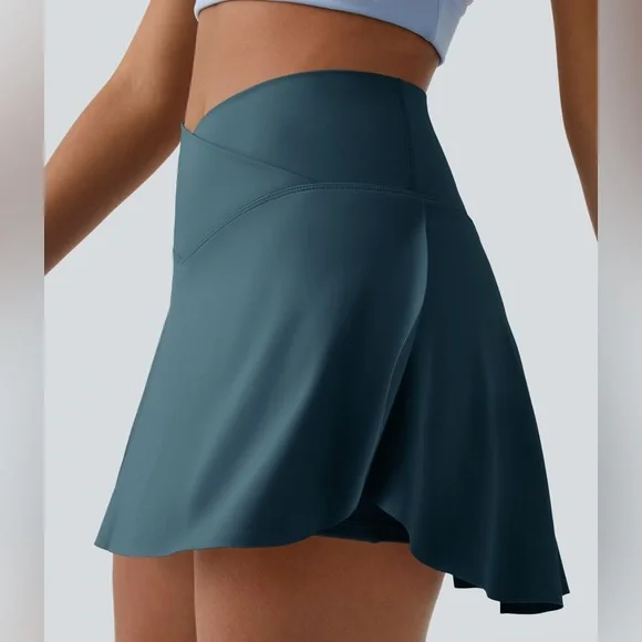 Hazara Softlyzero Airy Crossover Side Pocket 2-in-1 Cool Touch tennis skirt S - Picture 3 of 5